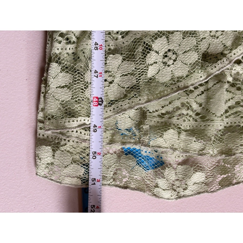 Cupshe Boho Floral Lace Crochet Maxi Dress XXL Sage/Mint Boho Whimsy Western - Picture 8 of 11